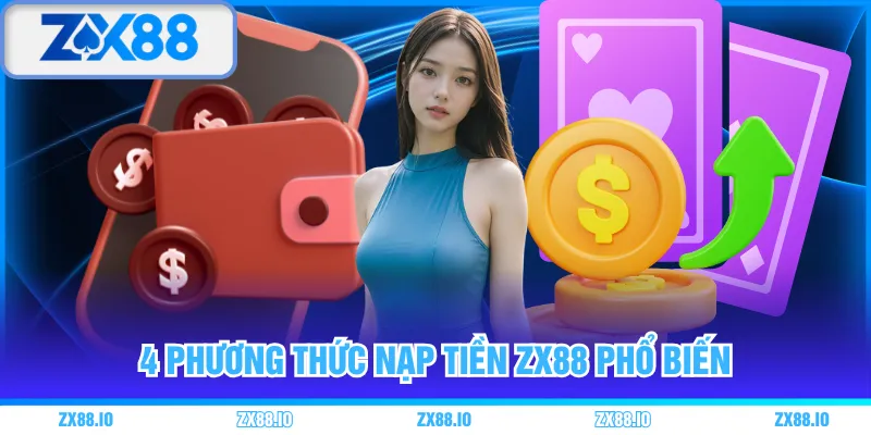 4 phương thức nạp tiền ZX88 phổ biến