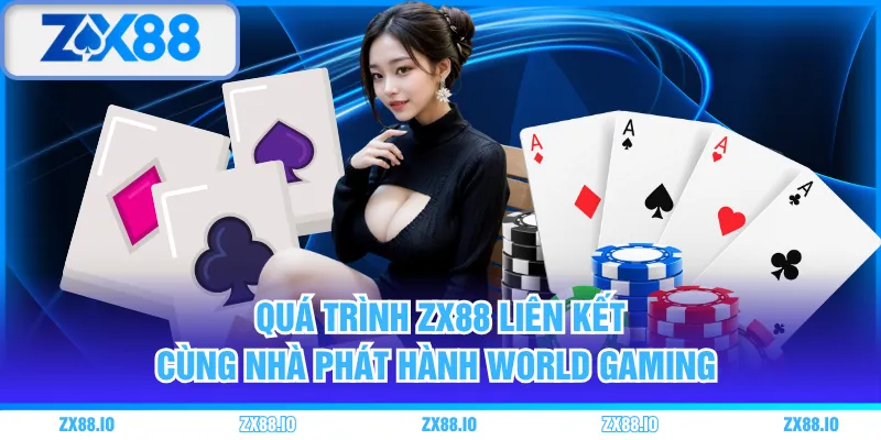 Quá trình ZX88 liên kết cùng nhà phát hành World Gaming 