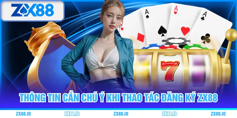 Thông tin cần chú ý khi thao tác đăng ký ZX88